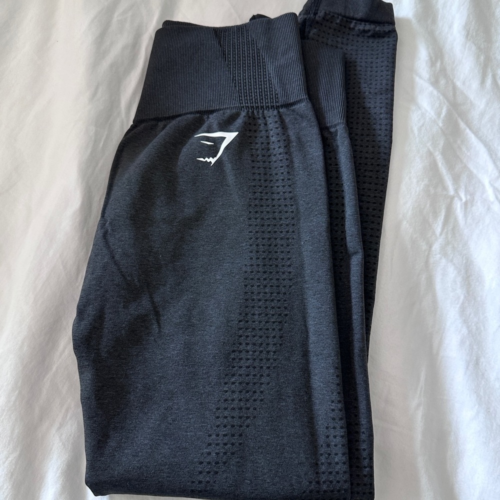 Gym shark vital seamless leggings, black medium